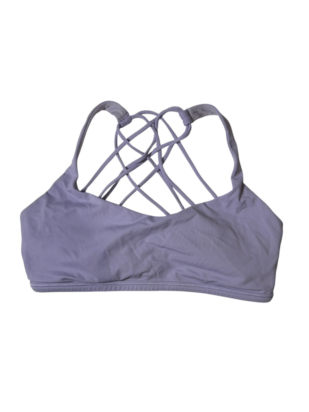 Lululemon Free To Be Serene Bra in Lavender Dew Size 8 Luxtreme Fabric - Picture 2 of 9